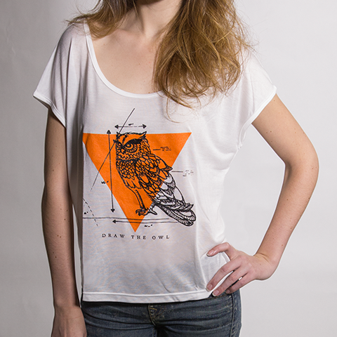 Draw the Owl Girls Tee